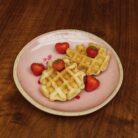 Wafels met roodfruit